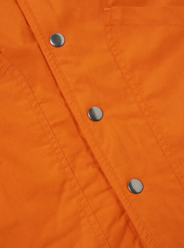 Coats and Outerwear Men Universal Works Universal Works Reversible Simple Hooded Jacket In OrangeSand Recycled PolytechSherpa