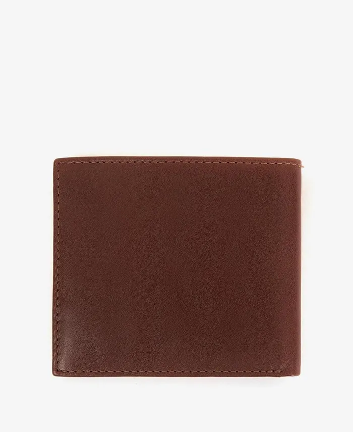 Colwell Leather Billfold Wallet Brownclassic Tartan Men Barbour Wallets and Card Holders