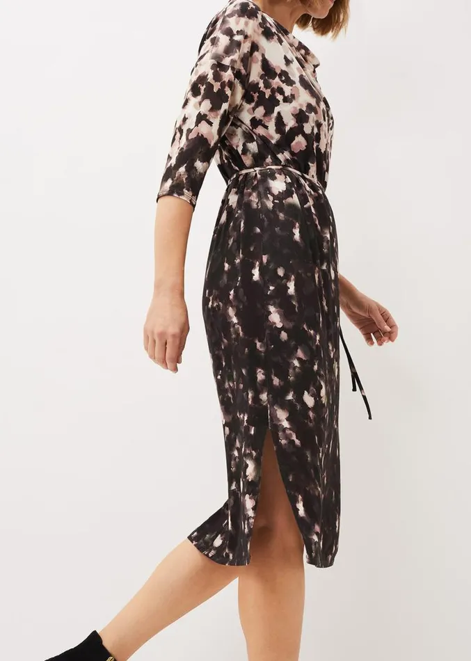 Corrie Abstract Spot Print Dress Multicoloured Women Phase Eight Dresses