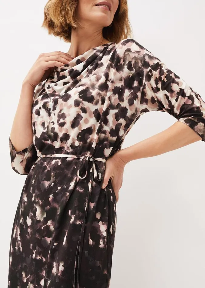 Corrie Abstract Spot Print Dress Multicoloured Women Phase Eight Dresses