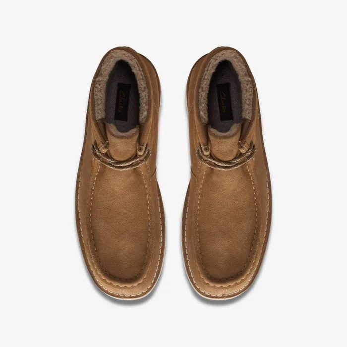 Corston Wally Waterproof Dark Sand Warmlined Men Clarks Boots