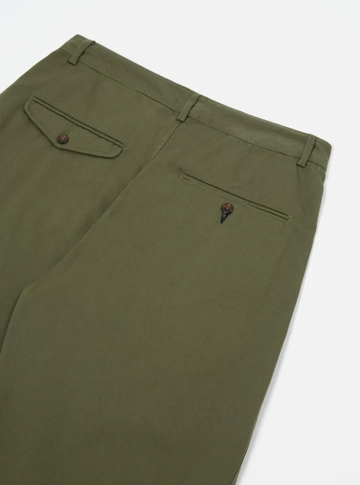 Cotton Twill Men Universal Works Universal Works Curved Pant In Light Olive Twill