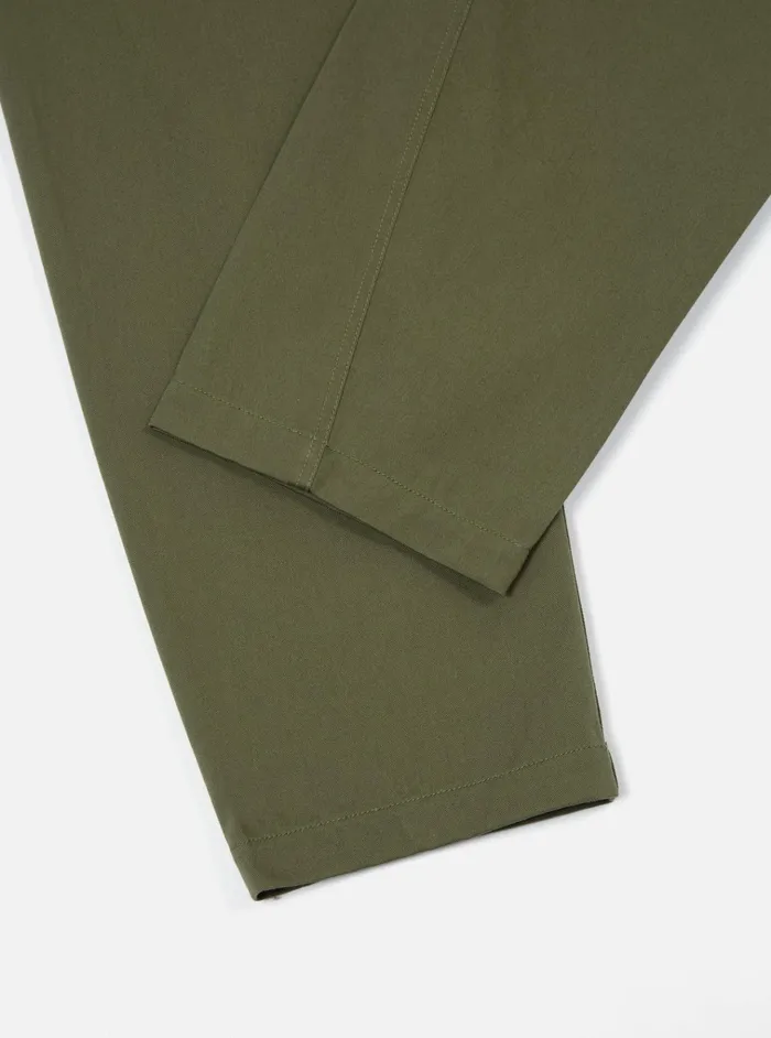 Cotton Twill Men Universal Works Universal Works Curved Pant In Light Olive Twill