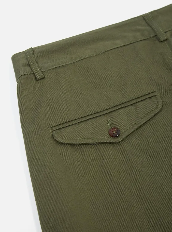 Cotton Twill Men Universal Works Universal Works Curved Pant In Light Olive Twill
