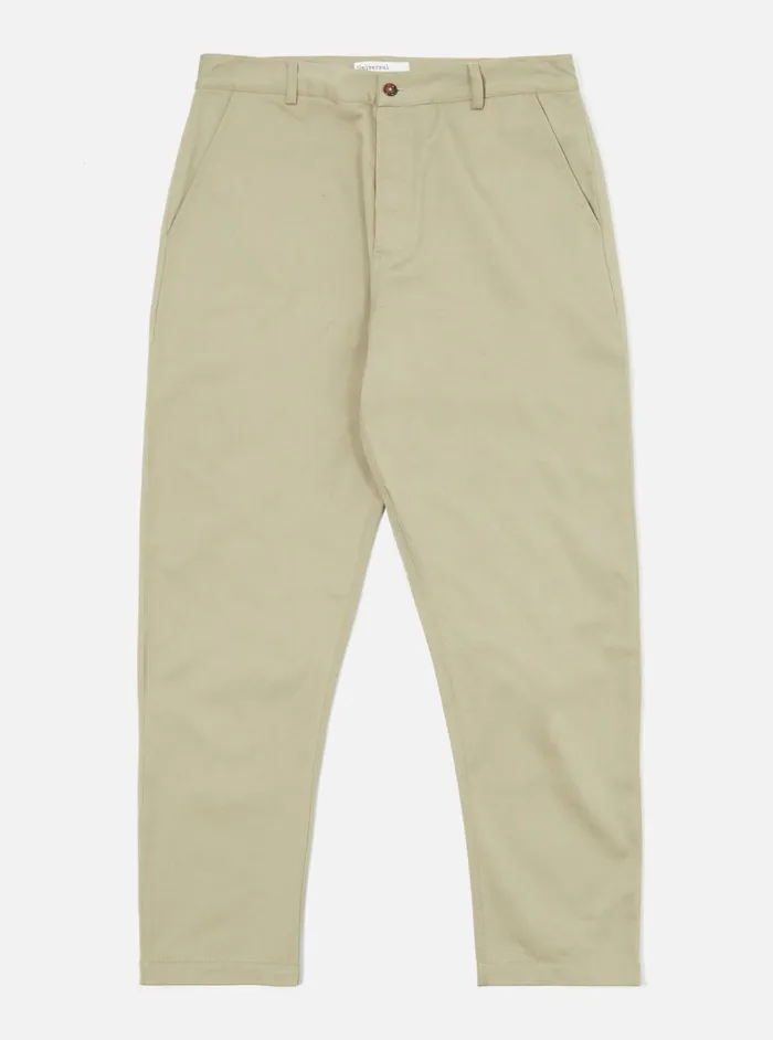 Cotton Twill Men Universal Works Universal Works Military Chino In Stone Twill