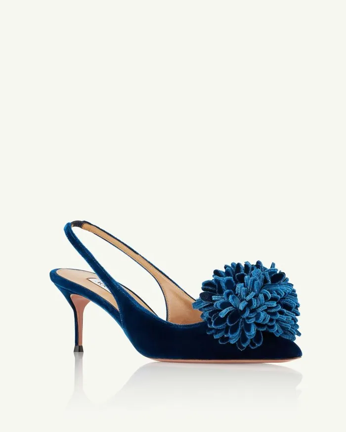 Couturier Sling 65 Blue Women Aquazzura Pumps