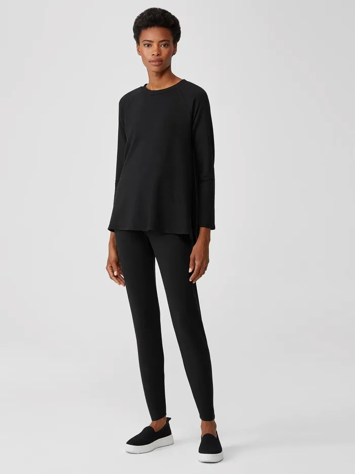 Cozy Brushed Terry Hug HighWaisted Leggings Black Women Eileen Fisher Pants Shorts and Jumpsuits Cozy Brushed Terry Hug HighWaisted Leggings Black Women Eileen Fisher Pants Shorts and Jumpsuits