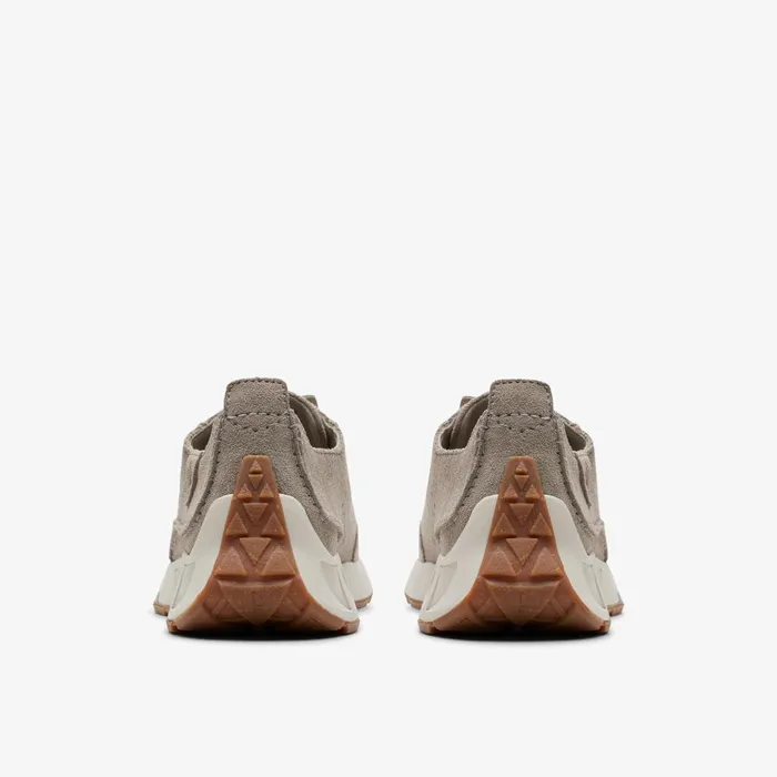 Craft Speed Light Grey Suede Men Clarks Sneakers