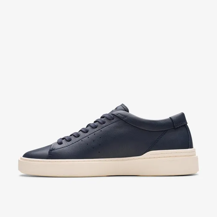 Craft Swift Navy Leather Men Clarks Sneakers