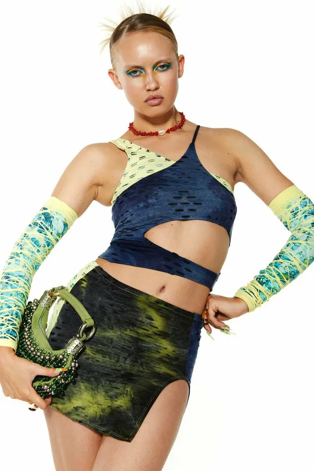 Craziest Skirt Green Women Jaded London Skirts