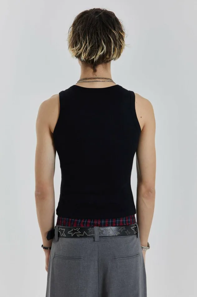 Crush Vest Black Men Jaded London Vests