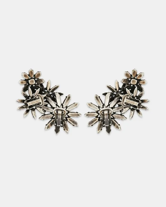 Crystal Margarita Earrings Bronze Women Aquazzura Jewelry Crystal Margarita Earrings Bronze Women Aquazzura Jewelry