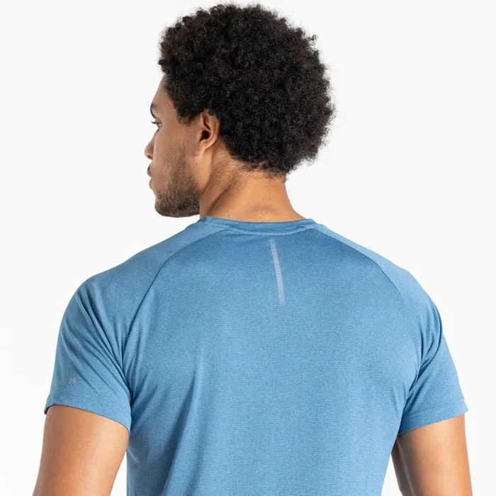 Dare 2b Accelerate Fitness TShirt Coronet Blue Marl Men Gym Tops