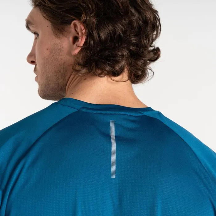 Dare 2b Accelerate Fitness TShirt Kingfisher Blue Men Gym Tops