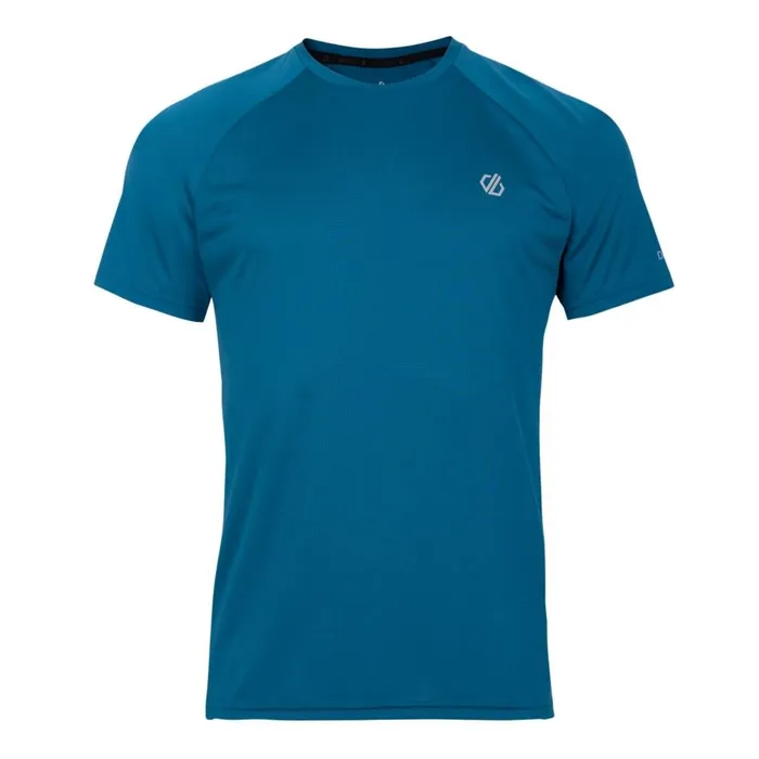 Dare 2b Accelerate Fitness TShirt Kingfisher Blue Men Gym Tops