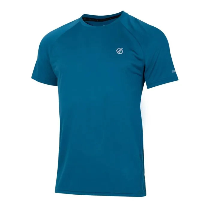 Dare 2b Accelerate Fitness TShirt Kingfisher Blue Men Gym Tops