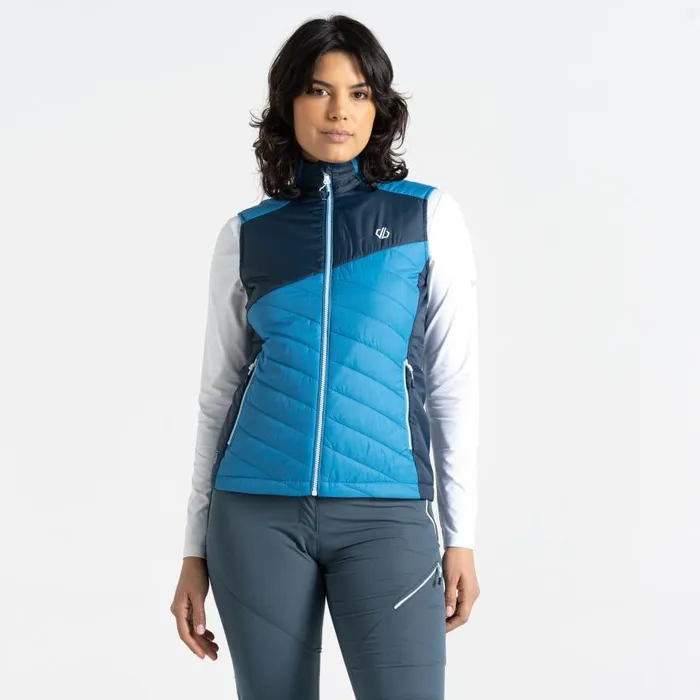 Dare 2b Ascending Padded Gilet Swedish Blue Women Gilets