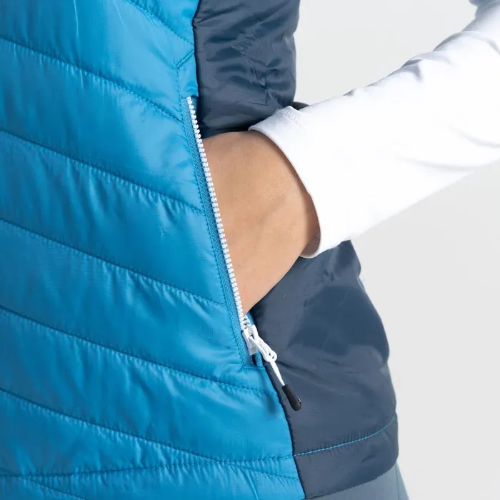 Dare 2b Ascending Padded Gilet Swedish Blue Women Gilets