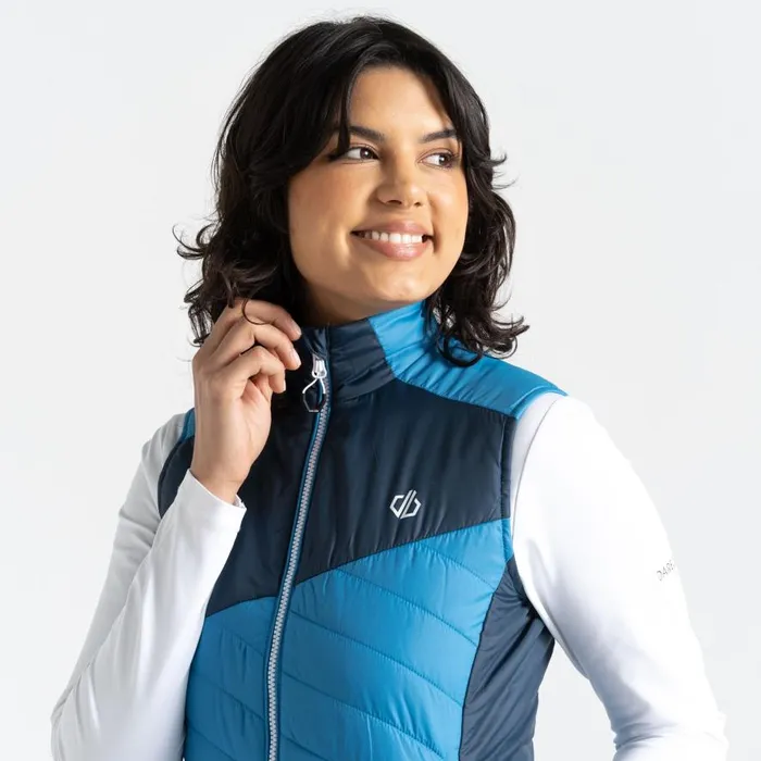 Dare 2b Ascending Padded Gilet Swedish Blue Women Gilets