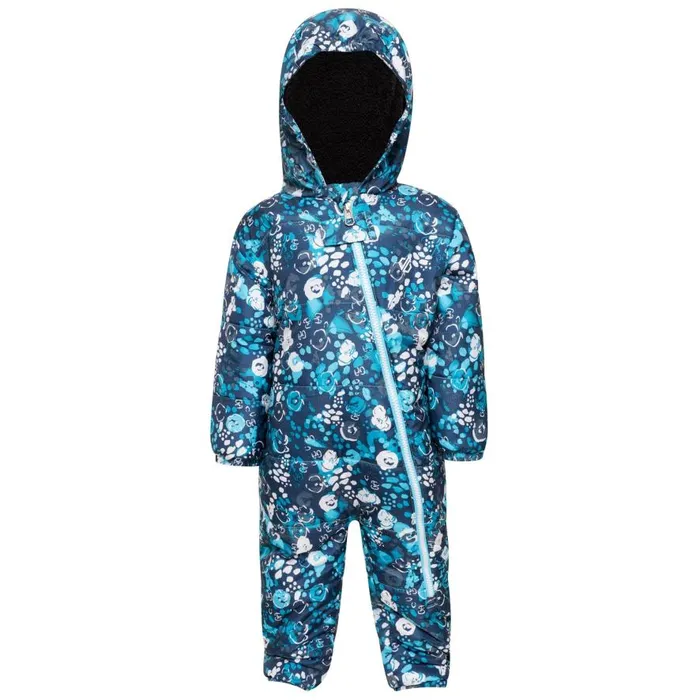 Dare 2b Bambino II Insulated Snowsuit Blue Floral Print Kids Snow Suits