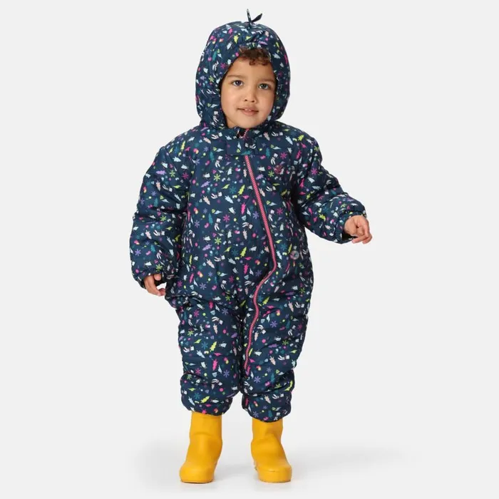 Dare 2b Bambino II Insulated Snowsuit Snowflake Ditsy Print Kids Insulated Jackets