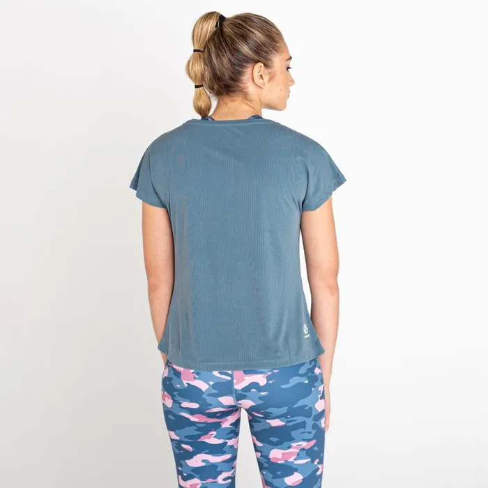 Dare 2b Breeze By Lightweight Tee Orion Grey Women Gym Tops