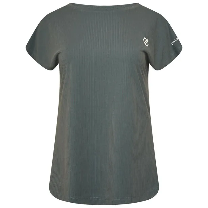 Dare 2b Breeze By Lightweight Tee Orion Grey Women Gym Tops