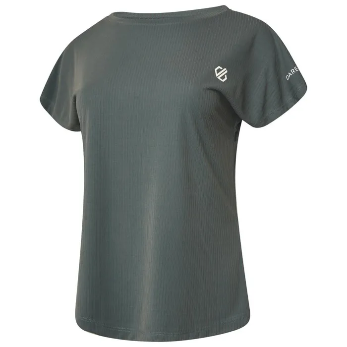 Dare 2b Breeze By Lightweight Tee Orion Grey Women Gym Tops