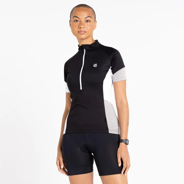 Dare 2b Compassion II Lightweight Jersey Black Ash Grey Women Cycling Jerseys
