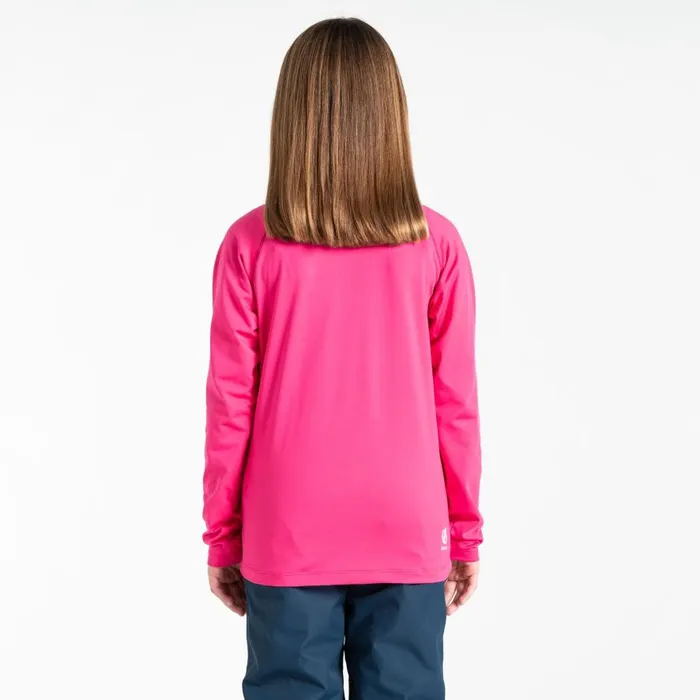 Dare 2b Consist II Recycled Core Stretch Pure Pink Kids Fleece