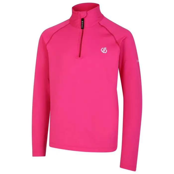 Dare 2b Consist II Recycled Core Stretch Pure Pink Kids Fleece