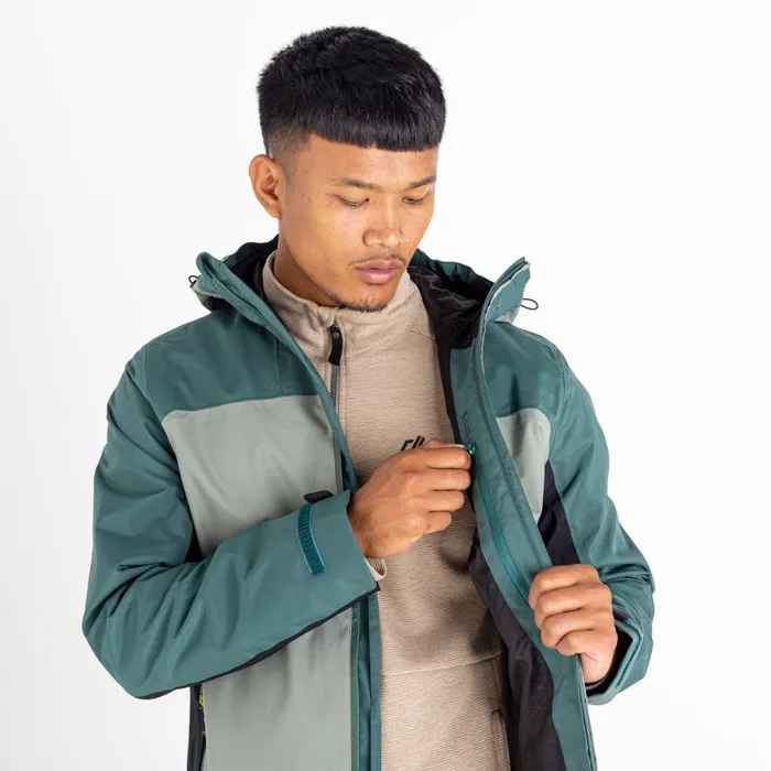 Dare 2b Diluent Era Waterproof Jacket Agave Green Fern Green Men Waterproof Jackets