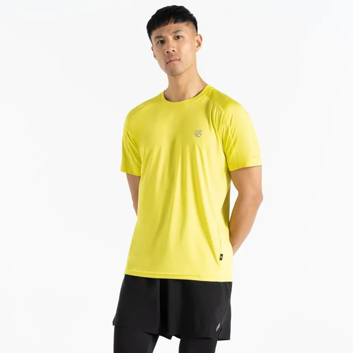 Dare 2b Discernible III Tshirt Neon Spring Yellow Men Gym Tops