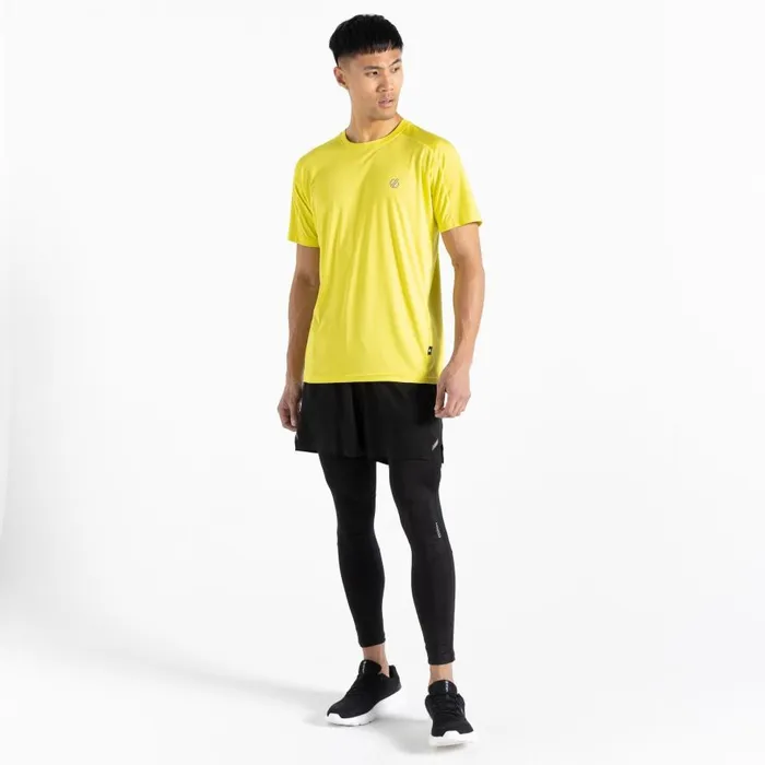 Dare 2b Discernible III Tshirt Neon Spring Yellow Men Gym Tops
