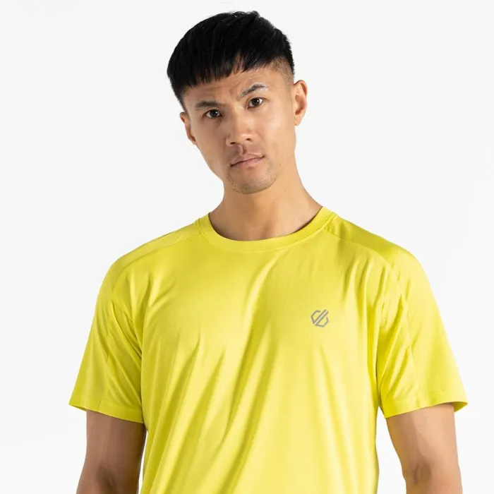 Dare 2b Discernible III Tshirt Neon Spring Yellow Men Gym Tops