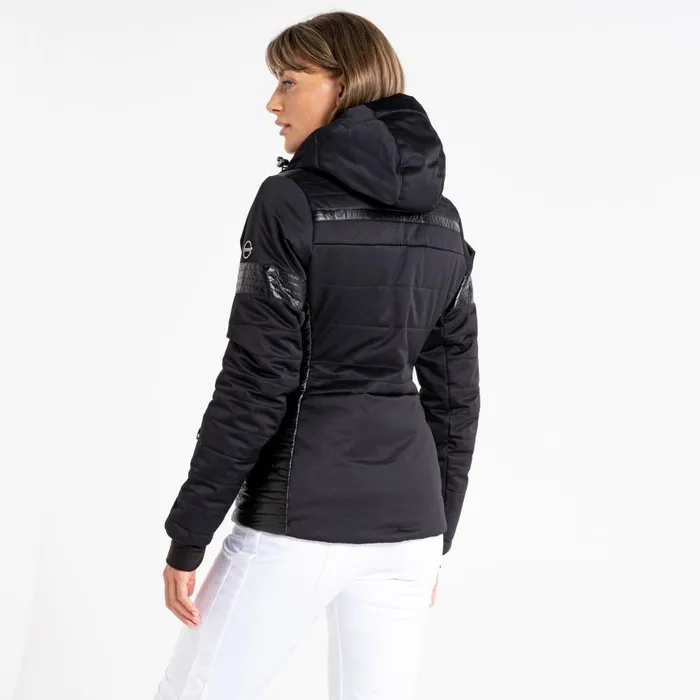 Dare 2b Dynamical Luxe Quilted Ski Jacket Black Women Waterproof Jackets