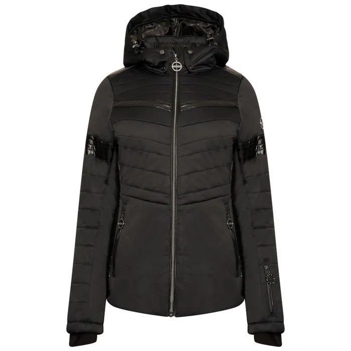 Dare 2b Dynamical Luxe Quilted Ski Jacket Black Women Waterproof Jackets