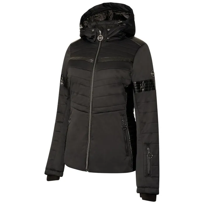 Dare 2b Dynamical Luxe Quilted Ski Jacket Black Women Waterproof Jackets