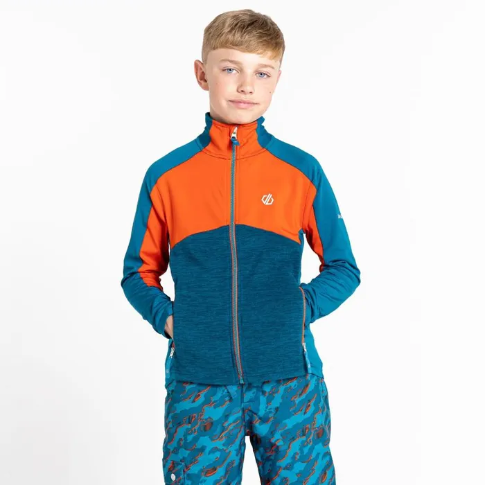 Dare 2b Exception Recycled Core Stretch Midlayer Gulfstream Kids Fleece