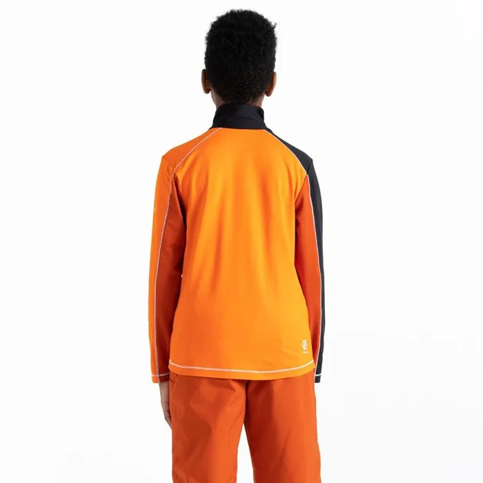 Dare 2b Formate II Core Stretch Midlayer Puffins Orange Kids Fleece