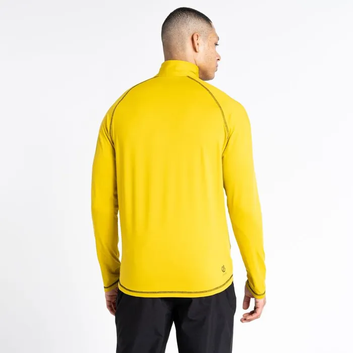 Dare 2b Fuse Up II Recycled Lightweight Core Stretch Midlayer Moss Yellow Men Fleece