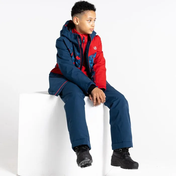 Dare 2b Glee II Ski Jacket Moonlight Denim Red Kids Insulated Jackets