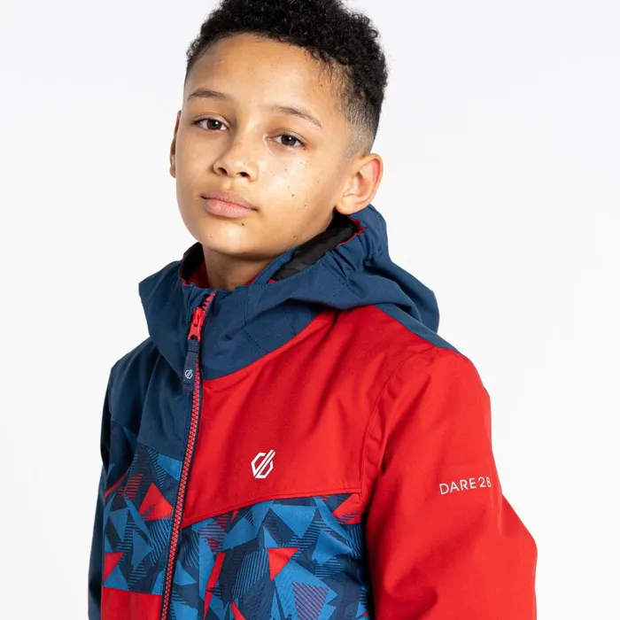Dare 2b Glee II Ski Jacket Moonlight Denim Red Kids Insulated Jackets