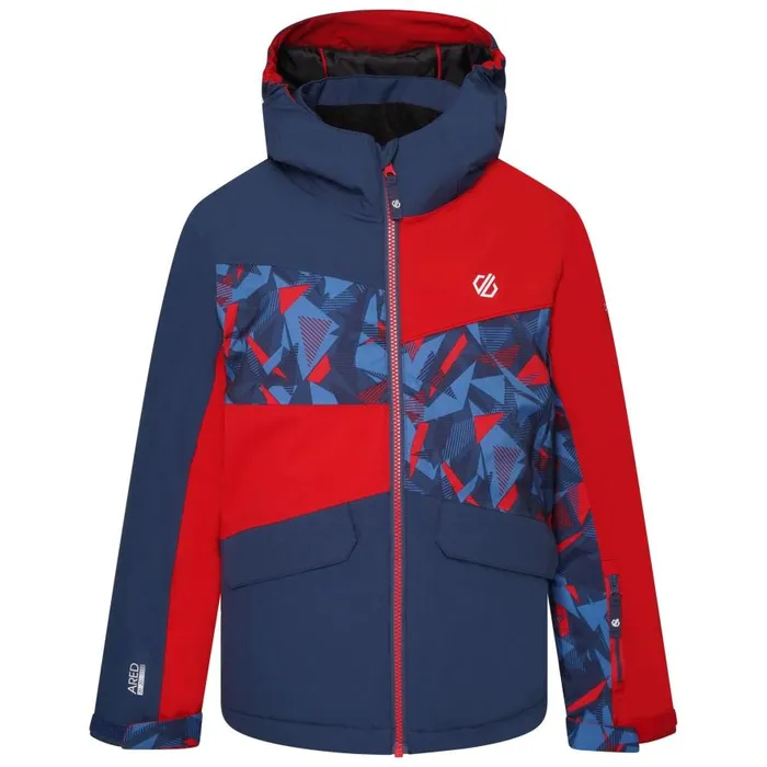 Dare 2b Glee II Ski Jacket Moonlight Denim Red Kids Insulated Jackets