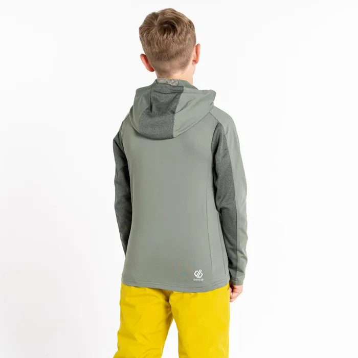 Dare 2b Hastily Core Recycled Stretch Midlayer Agave Green Marl Kids Fleece