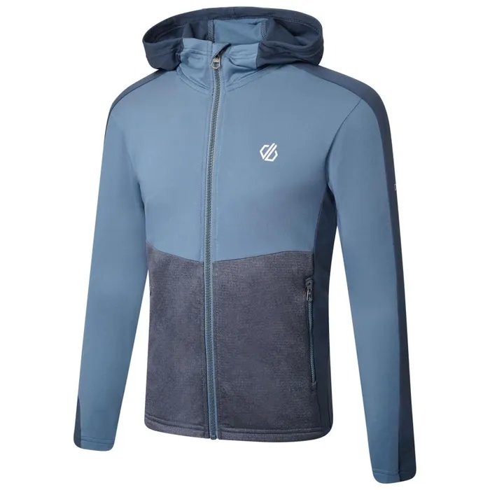 Dare 2b Hastily Core Recycled Stretch Midlayer Orion Grey Bluestone Kids Fleece