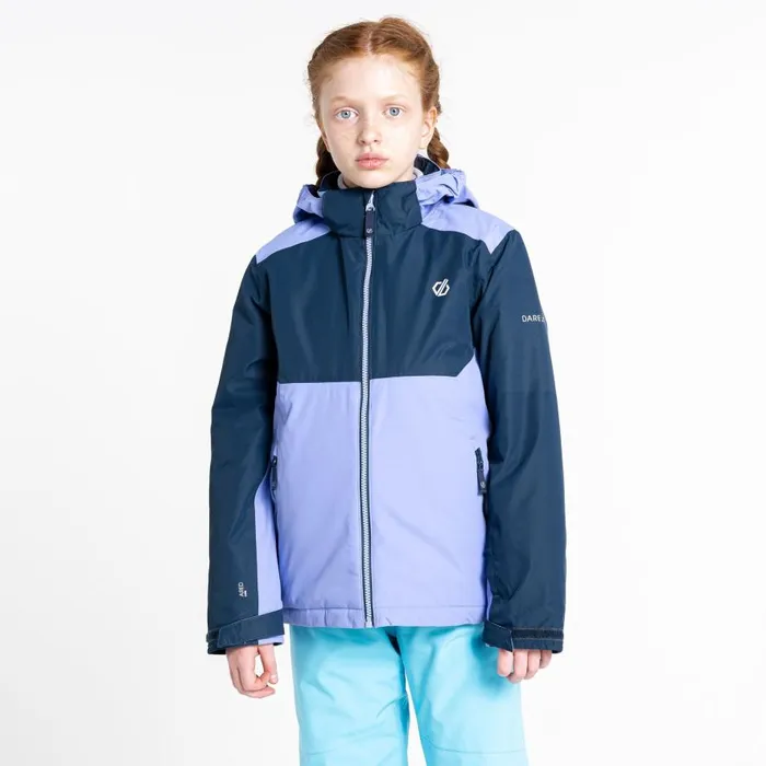 Dare 2b Impose III Ski Jacket Navy Wild Violet Kids Insulated Jackets