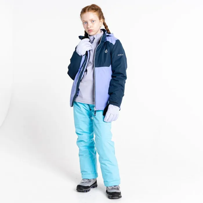 Dare 2b Impose III Ski Jacket Navy Wild Violet Kids Insulated Jackets