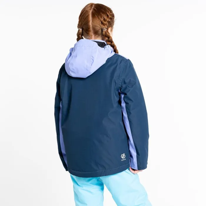 Dare 2b Impose III Ski Jacket Navy Wild Violet Kids Insulated Jackets