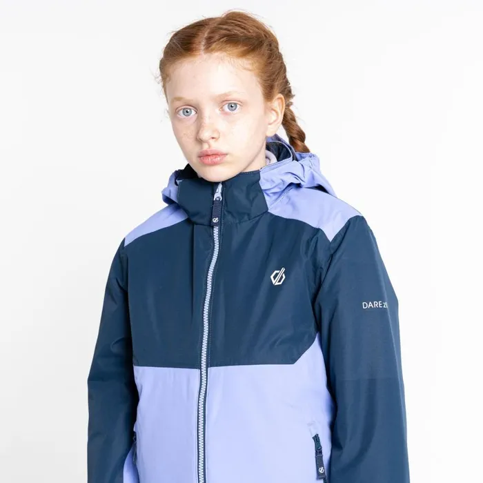 Dare 2b Impose III Ski Jacket Navy Wild Violet Kids Insulated Jackets